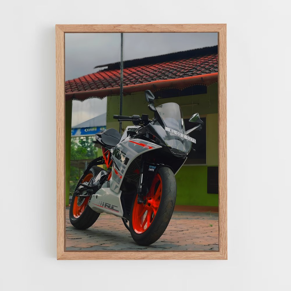 Poster Éclatant Rc 390 – affiche KTM Moto (vue 4)